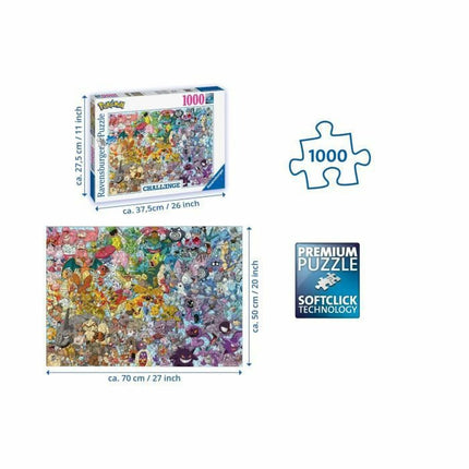 Puzzle Ravensburger Pokémon 1000 Stücke