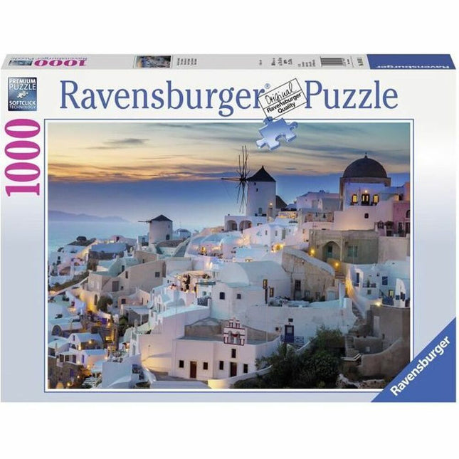 Puzzle Ravensburger 19611 Santorini - Greece 1000 Stücke