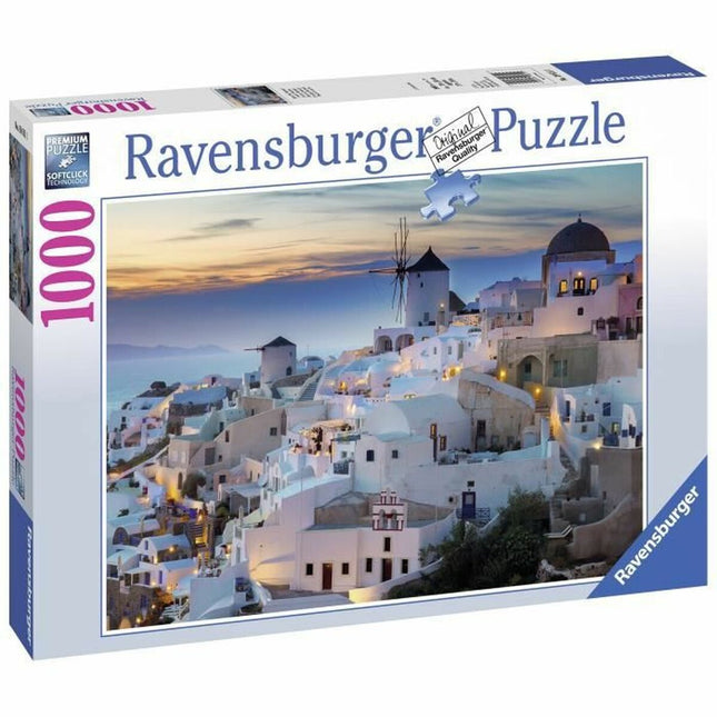 Puzzle Ravensburger 19611 Santorini - Greece 1000 Stücke