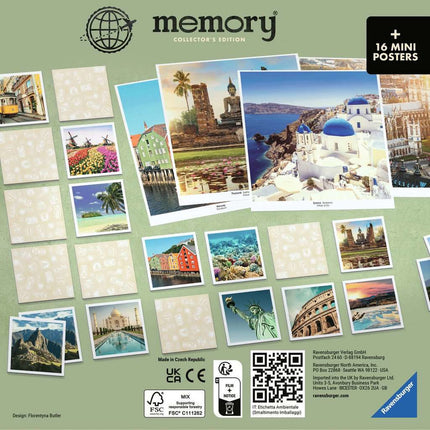 Lernspiel Ravensburger Memory: Collectors' Memory - Voyage Bunt (ES-EN-FR-IT-DE)