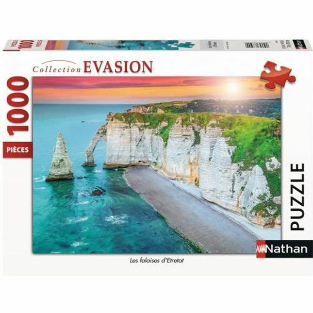 Puzzle Nathan 87630 The Cliffs of Etretat - France 1000 Stücke