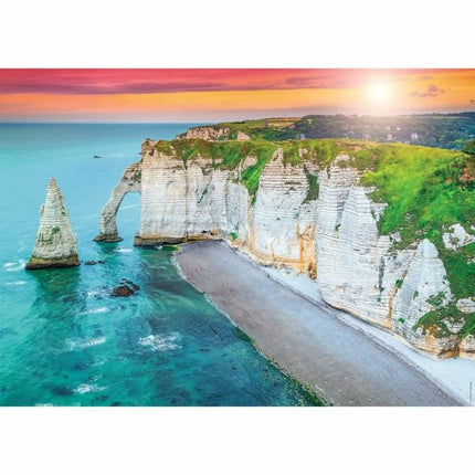 Puzzle Nathan 87630 The Cliffs of Etretat - France 1000 Stücke