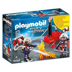 Playset City Action -  Firefighters with Water Pump Playmobil 9468 Bunt