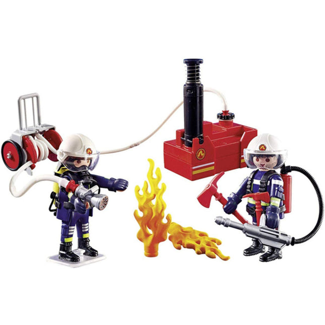 Playset City Action -  Firefighters with Water Pump Playmobil 9468 Bunt