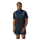 Sportweste für Herren Asics Lite-Show Blau Schwarz