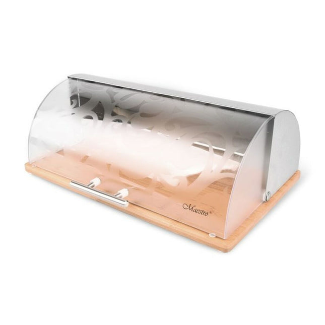Brotkorb Feel Maestro MR-1670S Bronze Silberfarben Holz Edelstahl