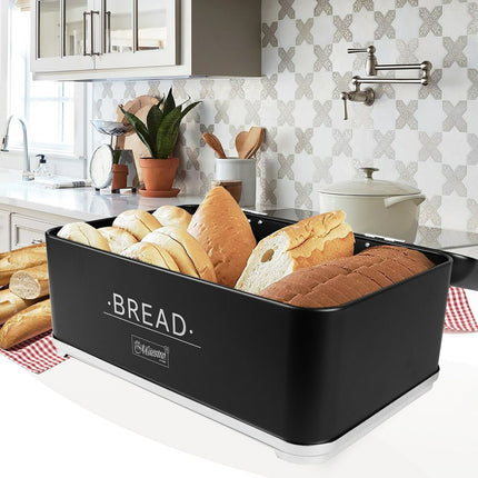 Brotkorb Feel Maestro MR-1677-AR Schwarz Weiß/Schwarz Edelstahl Stahl