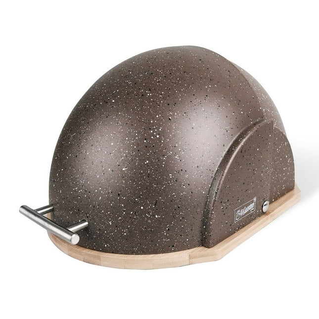 Brotkorb Feel Maestro MR-1678 Braun Bronze Silberfarben Holz Kunststoff 1 Stücke