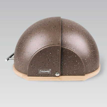 Brotkorb Feel Maestro MR-1678 Braun Bronze Silberfarben Holz Kunststoff 1 Stücke