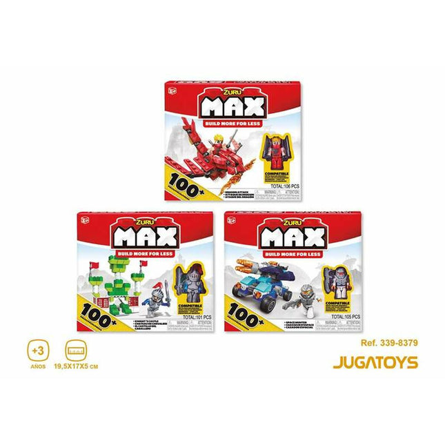Konstruktionsspiel Jugatoys Max Build More For Less 100 Stücke