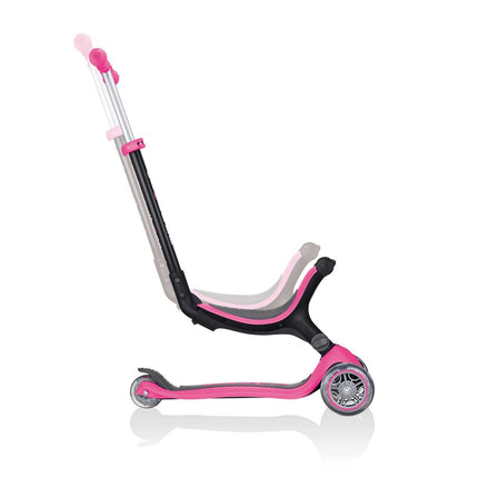 Roller Globber GO Up Biegsam Rosa