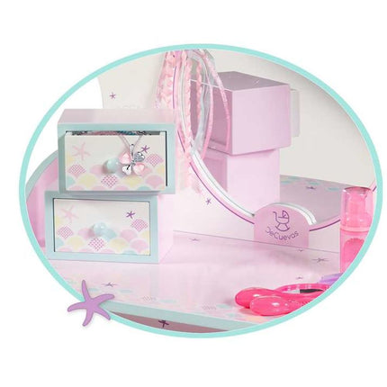 Schminktisch mit Sitzbank Decuevas Ocean Fantasy Für Kinder 84 x 35 x 55 cm