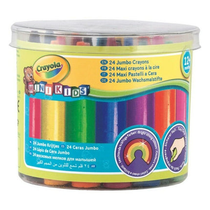 Wachstifte bunt Crayola 2.0784 Waschbar Bunt (24 pcs)