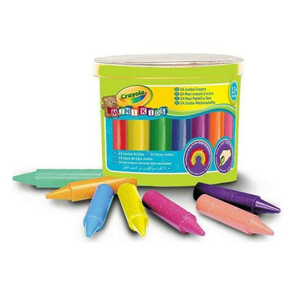Wachstifte bunt Crayola 2.0784 Waschbar Bunt (24 pcs)