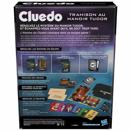 Tischspiel Hasbro Cluedo Betrayal at the Tudor Manor (FR)