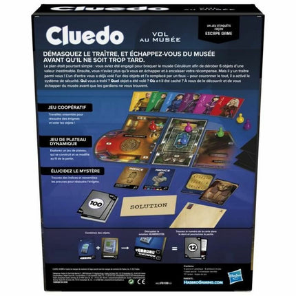 Geschicklichkeitsspiel Hasbro Cluedo Vol Au Musée (FR)