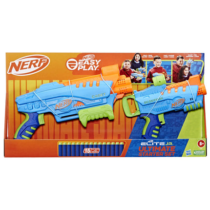 Set mit 2 Lanzadardos-Pistolen Nerf Elite Junior Ultimate Starter Set