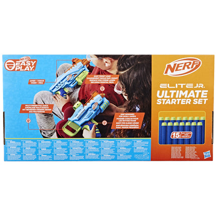 Set mit 2 Lanzadardos-Pistolen Nerf Elite Junior Ultimate Starter Set