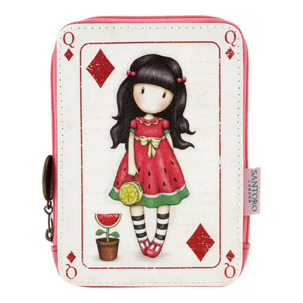 Geldbeutel Gorjuss Every summer has a story Rosa Weiß (11 x 14.5 x 2 cm)
