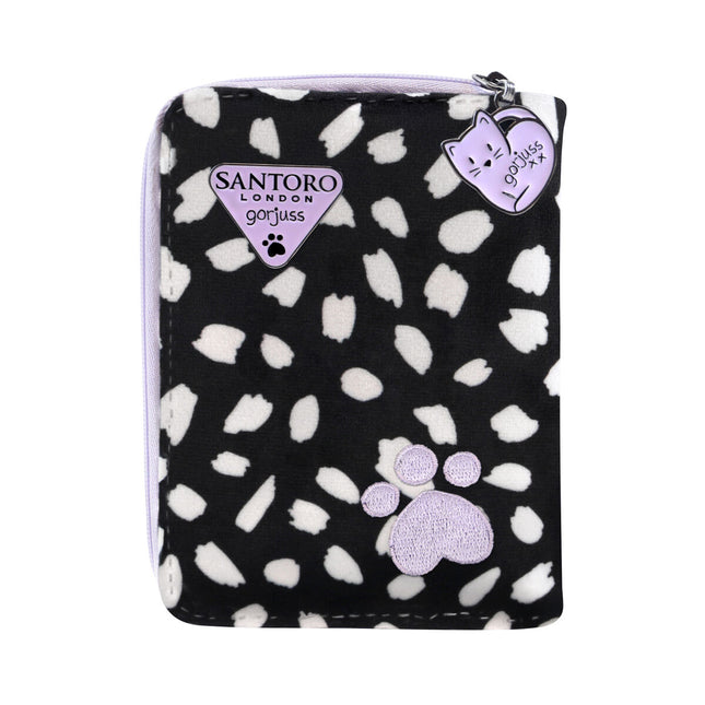 Tasche Gorjuss Smitten kitten Schwarz Weiß (10 x 13 x 2,5 cm)