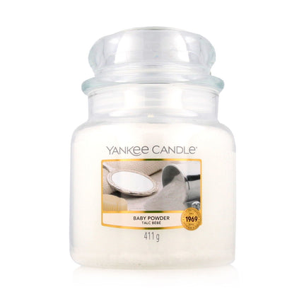 Duftkerze Yankee Candle Talkum-Puder (411 g)