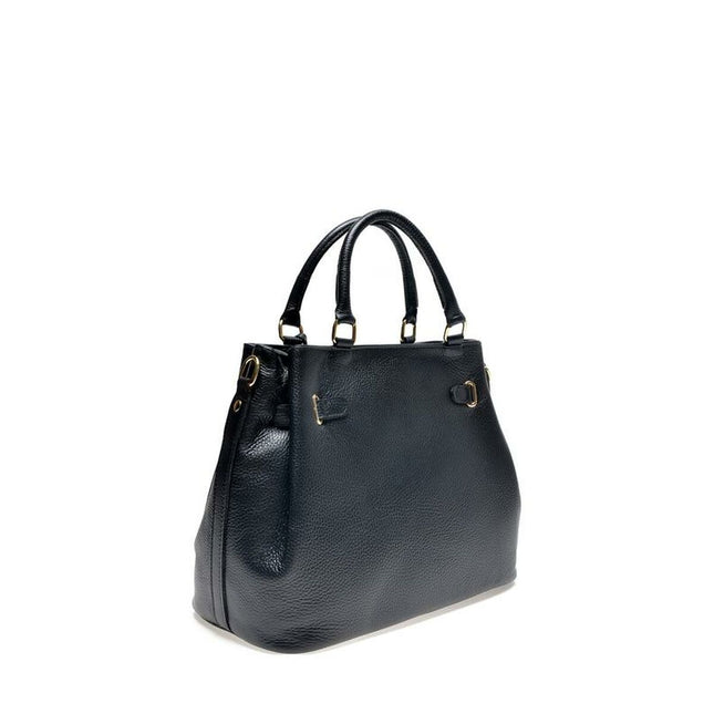 Damen Handtasche Anna Luchini SS22-AL-1762-NERO Schwarz (36 x 29 x 17 cm)
