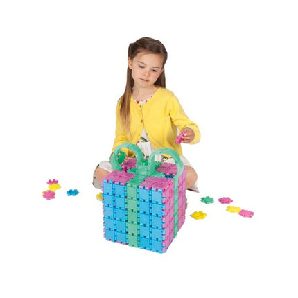 Konstruktionsspiel Clics ROLLERBOX GLITTER Bunt 400 Stücke