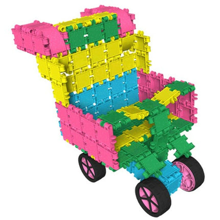Konstruktionsspiel Clics ROLLERBOX GLITTER Bunt 400 Stücke