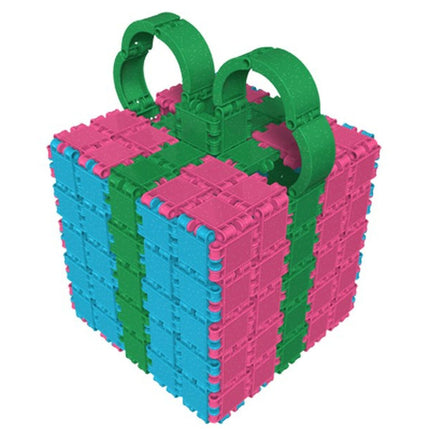 Konstruktionsspiel Clics ROLLERBOX GLITTER Bunt 400 Stücke