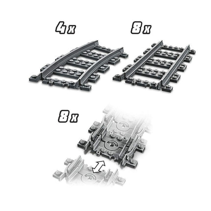 Playset   Lego City 60205 Rail Pack         20 Stücke