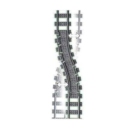 Playset   Lego City 60205 Rail Pack         20 Stücke