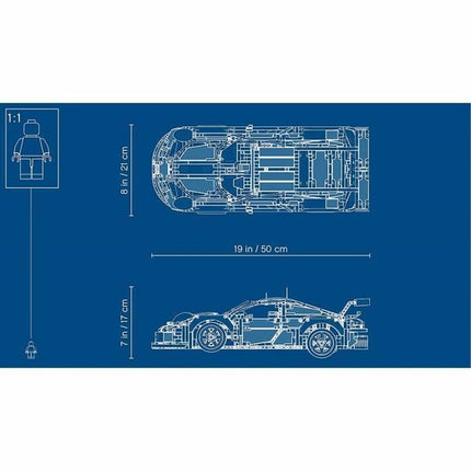 Konstruktionsspiel   Lego Technic 42096 Porsche 911 RSR