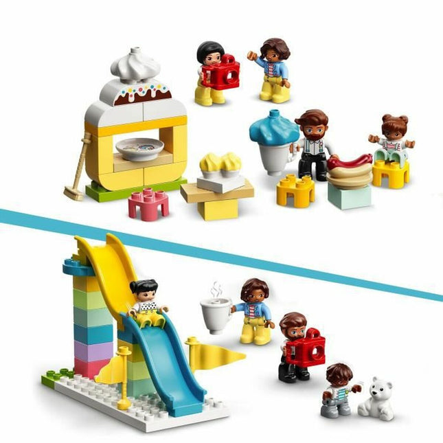 Konstruktionsspiel Lego DUPLO Town Amusement Park - Train, Carousel and Ferris Wheel
