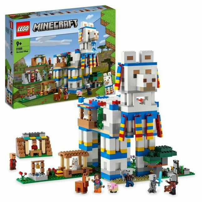 Konstruktionsspiel Lego Minecraft The Llama Village