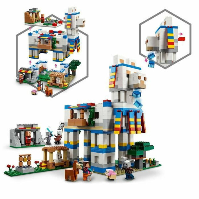Konstruktionsspiel Lego Minecraft The Llama Village