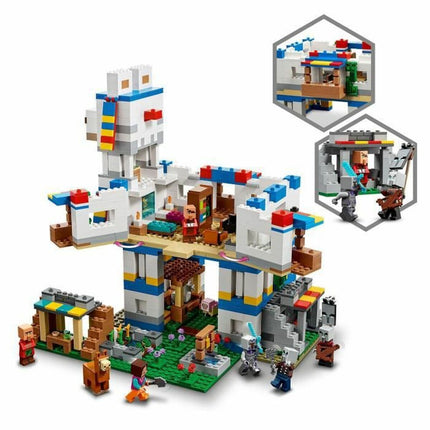 Konstruktionsspiel Lego Minecraft The Llama Village