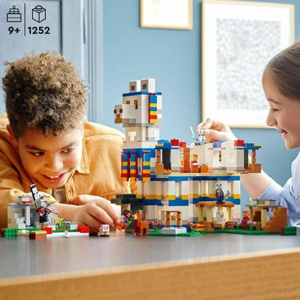 Konstruktionsspiel Lego Minecraft The Llama Village