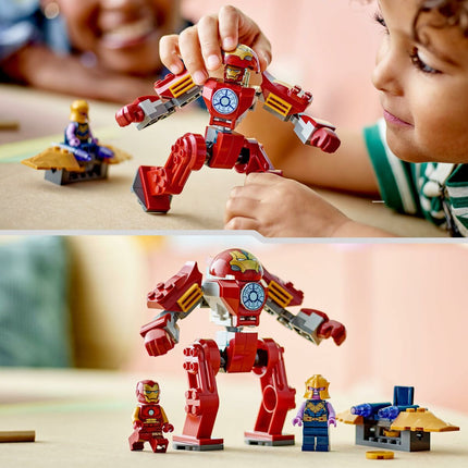 Konstruktionsspiel Lego 	Super Heroes Hulkbuster de Iron Man vs. Thanos