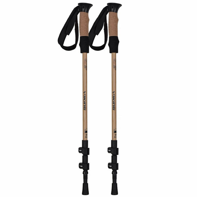 Trekking-Stock Viking 630/16/2333/58/UNI              Schwarz Rot/Schwarz Holz