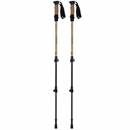 Trekking-Stock Viking 630/16/2333/58/UNI              Schwarz Rot/Schwarz Holz
