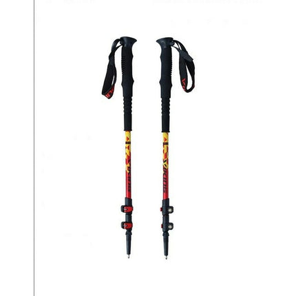 Trekking-Stock Viking 610/20/7980/34/UNI              Schwarz Rot