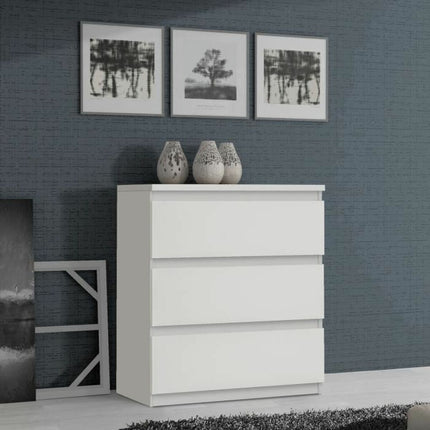 Schubladenschrank Chelsea Weiß 111,9 x 100,7 x 77 cm