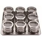 Magnestisches Gewürzstreuer Masterpro Q2475 50 g (10 Stück) 23 x 23 x 5 cm (10 pcs)