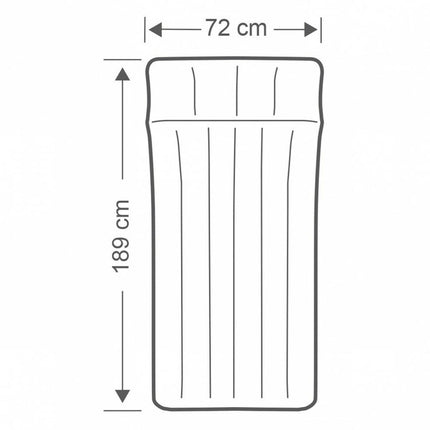 Luftmatratze   Intex         72 x 20 x 189 cm