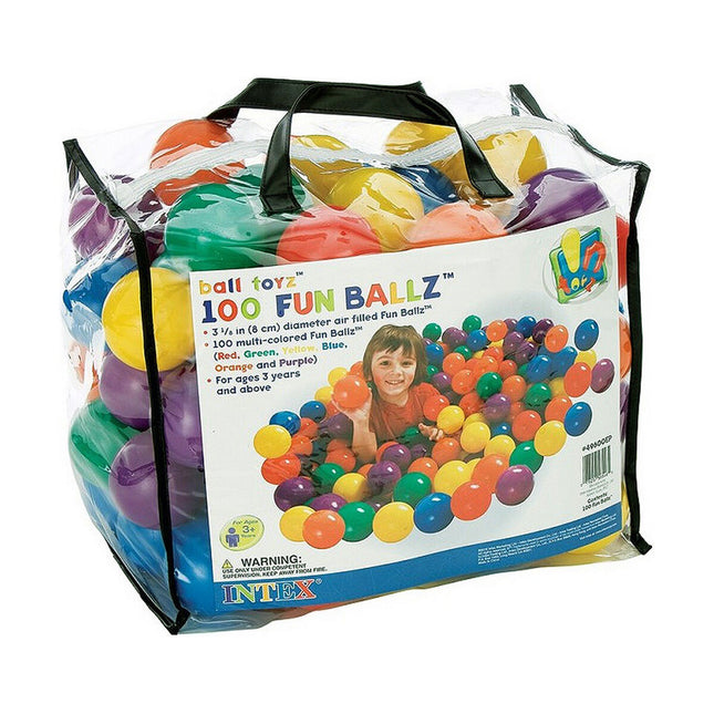 Bälle Intex Fun Ballz Bunt 100 Stücke