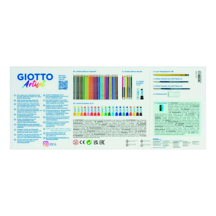 Zeichenset GIOTTO Artiset 65 Stücke