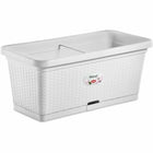 Blumentopf Stefanplast Weiß Kunststoff 80 cm