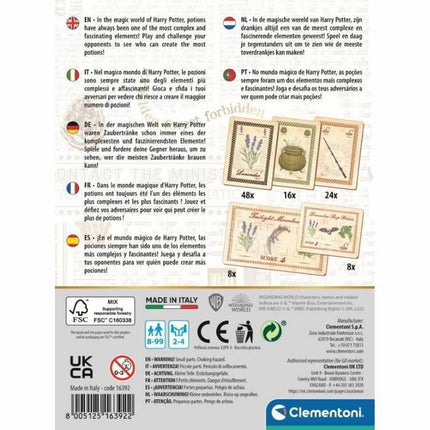 Kartenspiele Clementoni Harry Potter Card Games (FR)