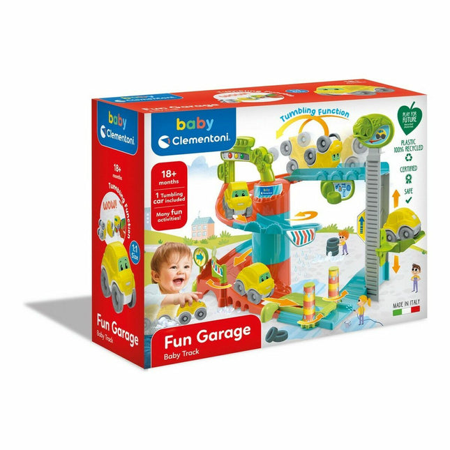 Parkhaus mit Fahrzeugen Fun Garage Baby Track Clementoni FUN GARAGE - BABY TRACK