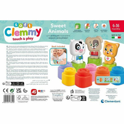 Konstruktionsspiel Baby Born Cubes & animals Soft Clemmy (FR) 9 Stücke Buch